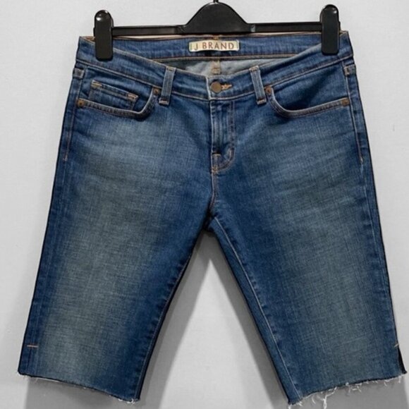 J brand Bermuda denim Jean shorts cut off Size 29 - Picture 2 of 11